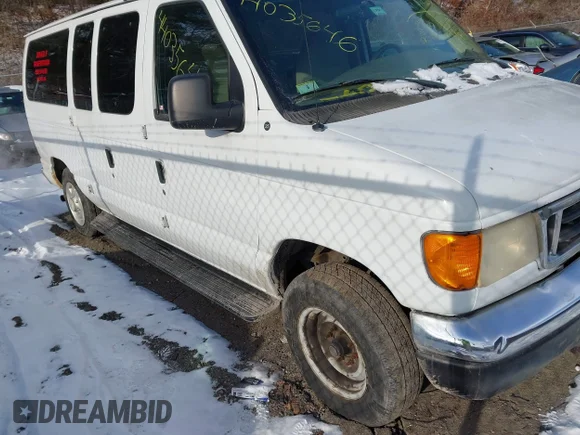 ✅ 2007 Ford Econoline Passenger XL • VIN: 1FMNE11L47DB13177 • Lot: 44035646. Listed on IAAI with 210,889 mi. Free auction sales archive from the USA and detailed vehicle history report at DreamBid. Image 1.