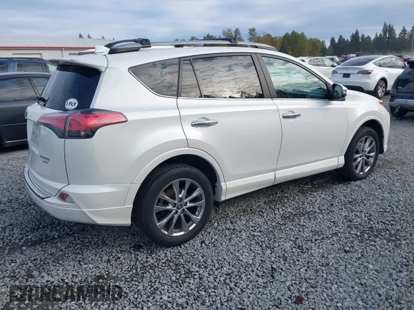 ✅ 2017 Toyota RAV4 Limited • VIN: 2T3DFREV0HW624025 • Lot: 43460039. Listed on IAAI with 68,926 mi. Free auction sales archive from the USA and detailed vehicle history report at DreamBid. Image 4.