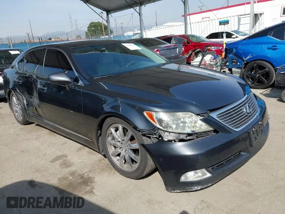 ✅ 2007 Lexus LS 460 • VIN: JTHBL46F375050759 • Lot: 41848554. Listed on IAAI with 106,257 mi. Free auction sales archive from the USA and detailed vehicle history report at DreamBid. Image 1.