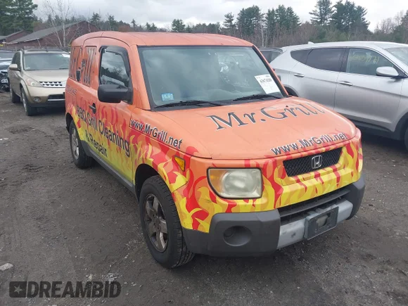 ✅ 2003 Honda Element EX • VIN: 5J6YH28503L029809 • Лот: 43674288. Опубліковано раніше на IAAI з пробігом 227 283 миль. Безкоштовний доступ до архіву аукціонних продажів зі США та докладний звіт про історію автомобіля на DreamBid. Зображення 1.