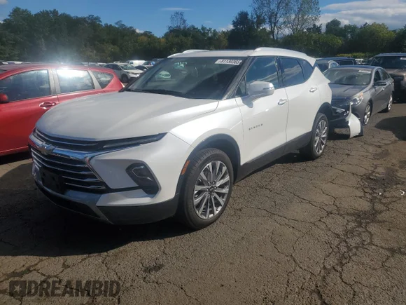 ✅ 2023 Chevrolet Blazer Premier • VIN: 3GNKBLR41PS164152 • Lot: 81130365. Wystawiony na Copart z przebiegiem 29 955 mil. Bezpłatny archiwum sprzedaży aukcyjnych z USA i szczegółowy raport historii pojazdu na DreamBid. Zdjęcie 1.