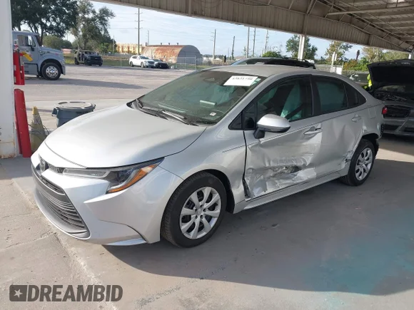 ✅ 2024 Toyota Corolla LE • VIN: 5YFB4MDE9RP101955 • Lot: 43831750. Wystawiony na IAAI z przebiegiem 37 599 mil. Bezpłatny archiwum sprzedaży aukcyjnych z USA i szczegółowy raport historii pojazdu na DreamBid. Zdjęcie 2.