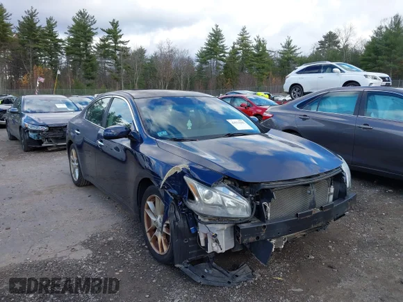 ✅ 2012 Nissan Maxima SV • VIN: 1N4AA5AP4CC842987 • Lot: 44068669. Listed on IAAI with 80,353 mi. Free auction sales archive from the USA and detailed vehicle history report at DreamBid. Image 1.