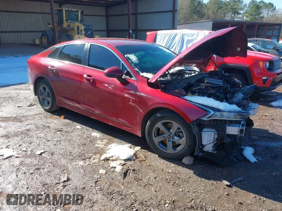 ✅ 2022 Kia K5 LXS • VIN: 5XXG14J21NG103825 • Лот: 41271489. Опубліковано раніше на IAAI з пробігом 97 605 миль. Безкоштовний доступ до архіву аукціонних продажів зі США та докладний звіт про історію автомобіля на DreamBid. Зображення 1.