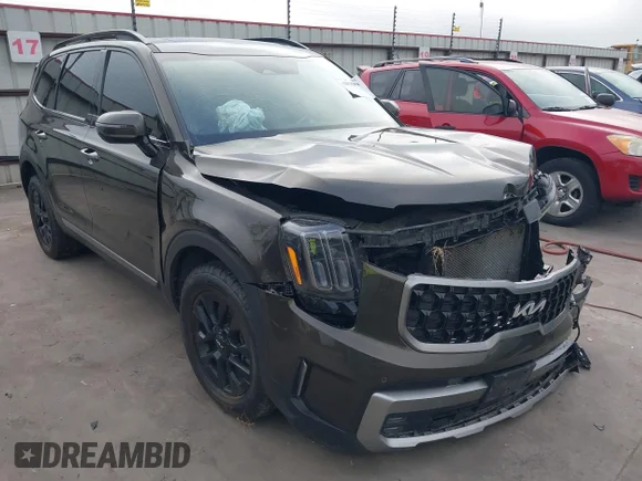 ✅ 2023 Kia Telluride SX Prestige X-Pro • VIN: 5XYP5DGC8PG357339 • Lot: 42035859. Listed on IAAI with 26,835 mi. Free auction sales archive from the USA and detailed vehicle history report at DreamBid. Image 1.