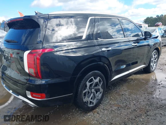 ✅ 2021 Hyundai Palisade Calligraphy • VIN: KM8R74HE0MU316910 • Lot: 43458653. Wystawiony na IAAI z przebiegiem 78 788 mil. Bezpłatny archiwum sprzedaży aukcyjnych z USA i szczegółowy raport historii pojazdu na DreamBid. Zdjęcie 4.