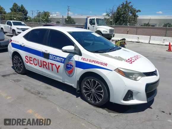 ✅ 2014 Toyota Corolla S Plus • VIN: 5YFBURHE2EP129274 • Лот: 45342870. Опубликован ранее на IAAI с пробегом 250 319 миль. Бесплатный доступ к архиву аукционных продаж из США и подробный отчёт об истории автомобиля на DreamBid. Изображение 1.