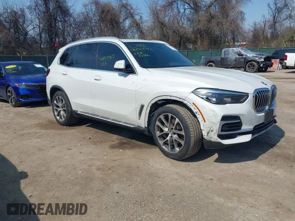 ✅ 2023 BMW X5 xDrive40i • VIN: 5UXCR6C07P9P88670 • Lot: 44713765. Wystawiony na IAAI z przebiegiem 62 018 mil. Bezpłatny archiwum sprzedaży aukcyjnych z USA i szczegółowy raport historii pojazdu na DreamBid. Zdjęcie 1.