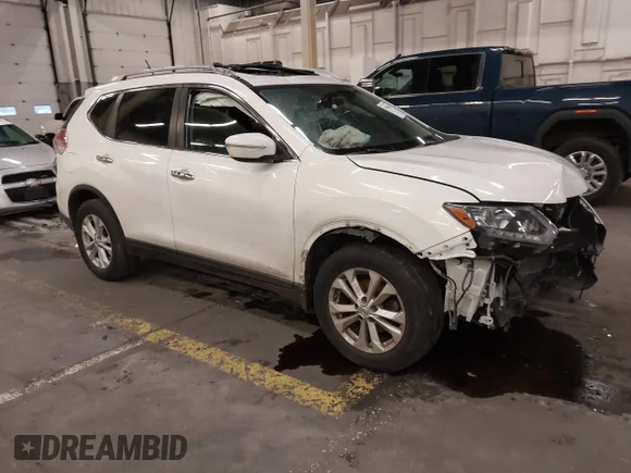 ✅ 2014 Nissan Rogue SV • VIN: 5N1AT2MT8EC771741 • Lot: 43986434. Wystawiony na IAAI z przebiegiem Nie podano. Bezpłatny archiwum sprzedaży aukcyjnych z USA i szczegółowy raport historii pojazdu na DreamBid. Zdjęcie 1.