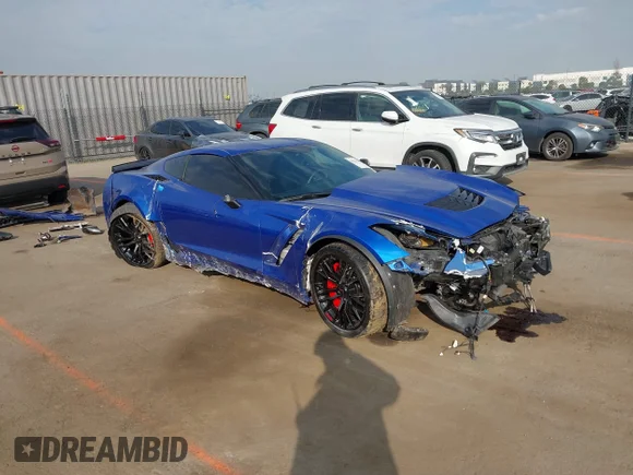 ✅ 2019 Chevrolet Corvette Z06 1LZ • VIN: 1G1YP2D62K5606598 • Lot: 44221663. Listed on IAAI with 15,415 mi. Free auction sales archive from the USA and detailed vehicle history report at DreamBid. Image 1.