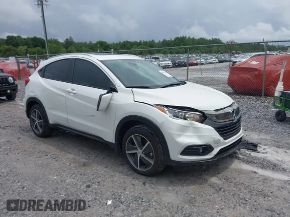 ✅ 2021 Honda HR-V EX-L • VIN: 3CZRU6H70MM745926 • Lot: 45205202. Listed on IAAI with 71,846 mi. Free auction sales archive from the USA and detailed vehicle history report at DreamBid. Image 1.