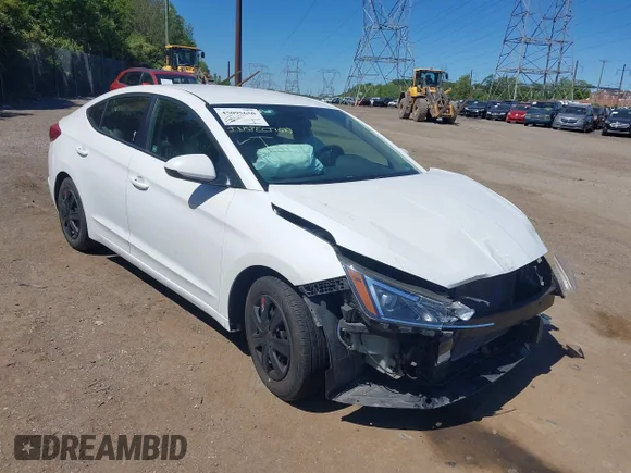 ✅ 2019 Hyundai Elantra SE • VIN: 5NPD74LF7KH427458 • Lot: 45095650. Listed on IAAI with 79,020 mi. Free auction sales archive from the USA and detailed vehicle history report at DreamBid. Image 1.
