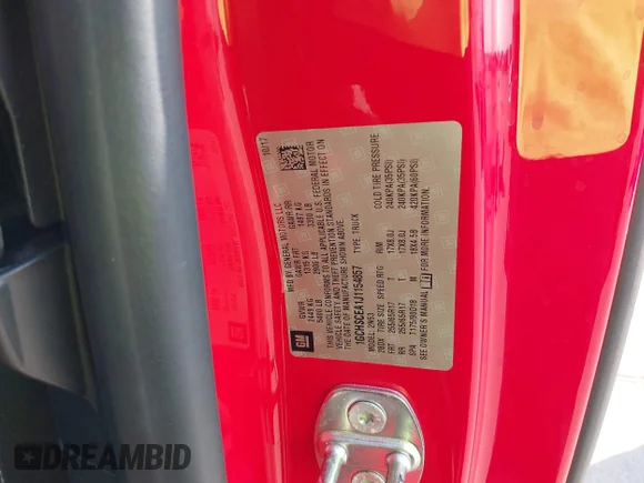 ✅ 2018 Chevrolet Colorado 2WD LT • VIN: 1GCHSCEA1J1154857 • Lot: 43242869. Listed on IAAI with 48,221 mi. Free auction sales archive from the USA and detailed vehicle history report at DreamBid. Image 9.
