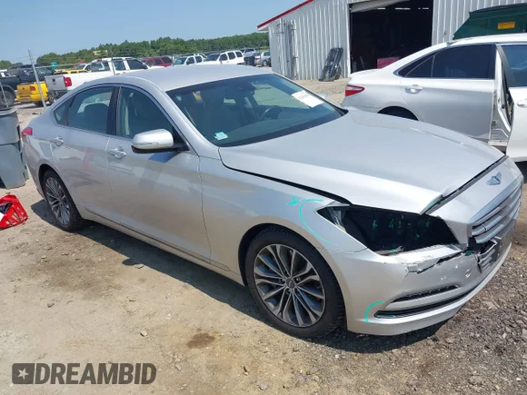 ✅ 2015 Hyundai Genesis 3.8L • VIN: KMHGN4JE9FU070790 • Lot: 42367691. Listed on IAAI with 114,645 mi. Free auction sales archive from the USA and detailed vehicle history report at DreamBid. Image 1.