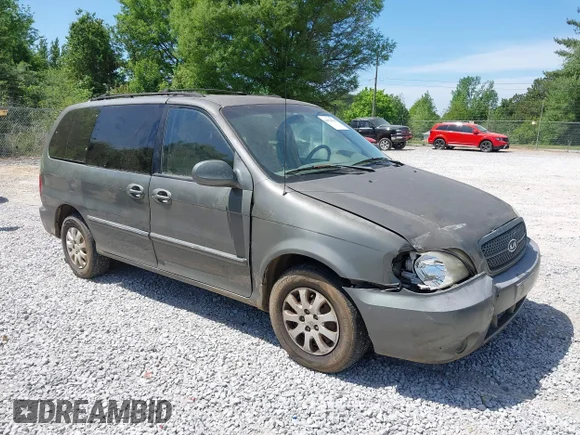 ✅ 2004 Kia Sedona LX • VIN: KNDUP131446612227 • Лот: 44870373. Опубликован ранее на IAAI с пробегом 216 127 миль. Бесплатный доступ к архиву аукционных продаж из США и подробный отчёт об истории автомобиля на DreamBid. Изображение 1.