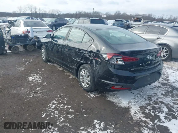 ✅ 2019 Hyundai Elantra SE • VIN: KMHD74LF9KU864136 • Lot: 44031940. Wystawiony na IAAI z przebiegiem 49 509 mil. Bezpłatny archiwum sprzedaży aukcyjnych z USA i szczegółowy raport historii pojazdu na DreamBid. Zdjęcie 3.