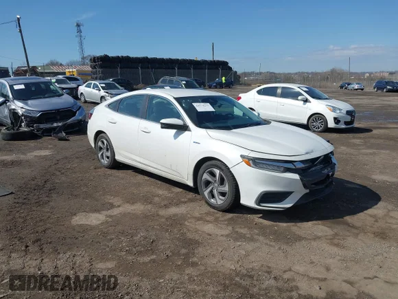 ✅ 2019 Honda Insight EX • VIN: 19XZE4F56KE024882 • Lot: 44574235. Wystawiony na IAAI z przebiegiem 80 207 mil. Bezpłatny archiwum sprzedaży aukcyjnych z USA i szczegółowy raport historii pojazdu na DreamBid. Zdjęcie 1.