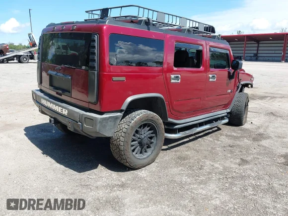 ✅ 2005 Hummer H2 SUV • VIN: 5GRGN23U25H109190 • Lot: 42558079. Wystawiony na IAAI z przebiegiem 191 200 mil. Bezpłatny archiwum sprzedaży aukcyjnych z USA i szczegółowy raport historii pojazdu na DreamBid. Zdjęcie 4.