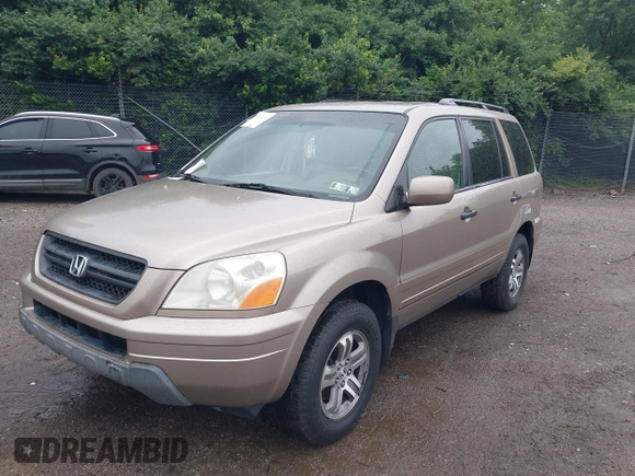 ✅ 2003 Honda Pilot EX • VIN: 2HKYF18543H606481 • Lot: 45231202. Wystawiony na IAAI z przebiegiem 216 893 mil. Bezpłatny archiwum sprzedaży aukcyjnych z USA i szczegółowy raport historii pojazdu na DreamBid. Zdjęcie 2.