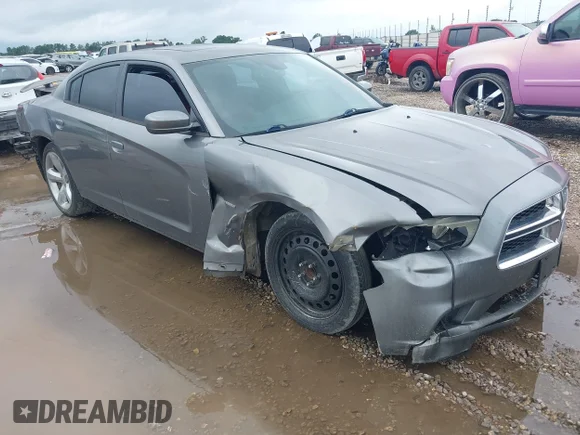 ✅ 2012 Dodge Charger RT • VIN: 2C3CDXCT0CH163588 • Lot: 45401804. Listed on IAAI with 201,600 mi. Free auction sales archive from the USA and detailed vehicle history report at DreamBid. Image 1.