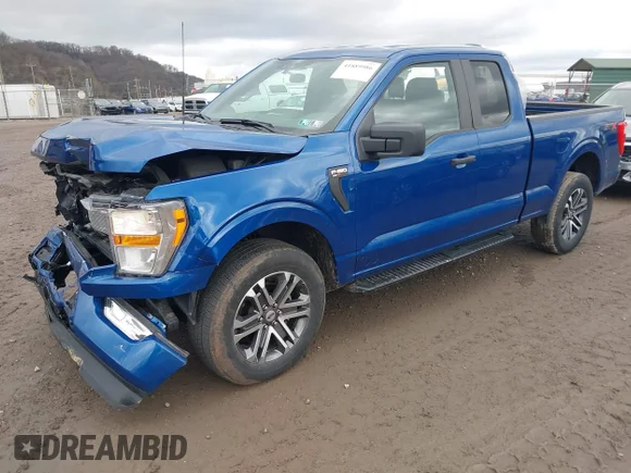 ✅ 2022 Ford F-150 XL • VIN: 1FTFX1E56NFA63592 • Lot: 41889986. Wystawiony na IAAI z przebiegiem 49 017 mil. Bezpłatny archiwum sprzedaży aukcyjnych z USA i szczegółowy raport historii pojazdu na DreamBid. Zdjęcie 2.