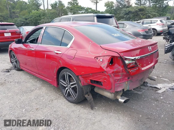 ✅ 2016 Honda Accord Sport • VIN: 1HGCR2F58GA245992 • Lot: 42893891. Wystawiony na IAAI z przebiegiem 185 135 mil. Bezpłatny archiwum sprzedaży aukcyjnych z USA i szczegółowy raport historii pojazdu na DreamBid. Zdjęcie 3.