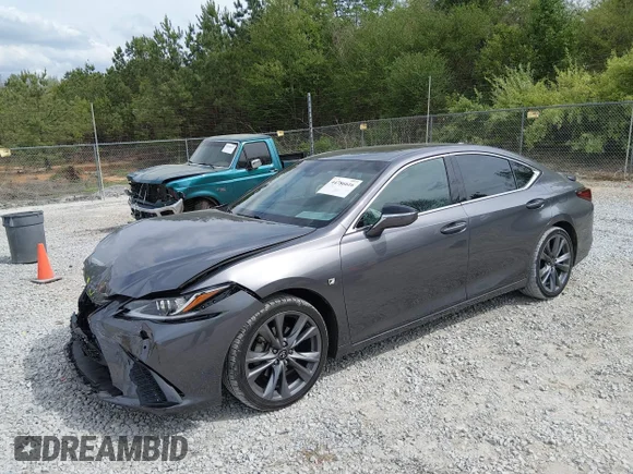 ✅ 2021 Lexus ES 350 F Sport • VIN: 58AGZ1B19MU087951 • Lot: 44786616. Listed on IAAI with 54,376 mi. Free auction sales archive from the USA and detailed vehicle history report at DreamBid. Image 2.