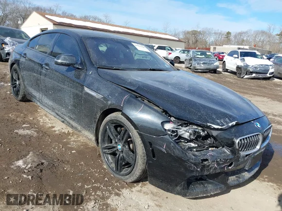 ✅ 2016 BMW 6 Series 640i xDrive • VIN: WBA6D2C55GGT65791 • Лот: 44302280. Опубликован ранее на IAAI с пробегом 106 381 миль. Бесплатный доступ к архиву аукционных продаж из США и подробный отчёт об истории автомобиля на DreamBid. Изображение 1.
