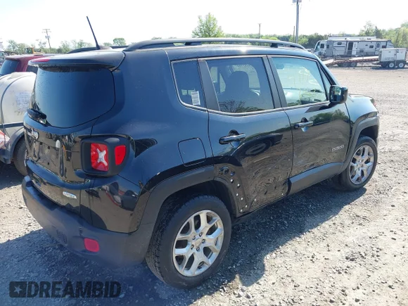 ✅ 2018 Jeep Renegade Latitude • VIN: ZACCJBBB0JPH95728 • Lot: 44873047. Listed on IAAI with 118,955 mi. Free auction sales archive from the USA and detailed vehicle history report at DreamBid. Image 4.