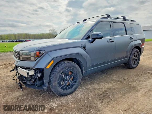 ✅ 2025 Hyundai Santa Fe XRT • VIN: 5NMP3DGL9SH112618 • Lot: 49741176. Listed on Copart with 9,175 mi. Free auction sales archive from the USA and detailed vehicle history report at DreamBid. Image 1.
