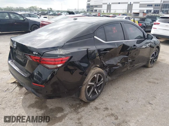 ✅ 2024 Nissan Sentra SV • VIN: 3N1AB8CV8RY241668 • Lot: 44951899. Listed on IAAI with 27,190 mi. Free auction sales archive from the USA and detailed vehicle history report at DreamBid. Image 4.