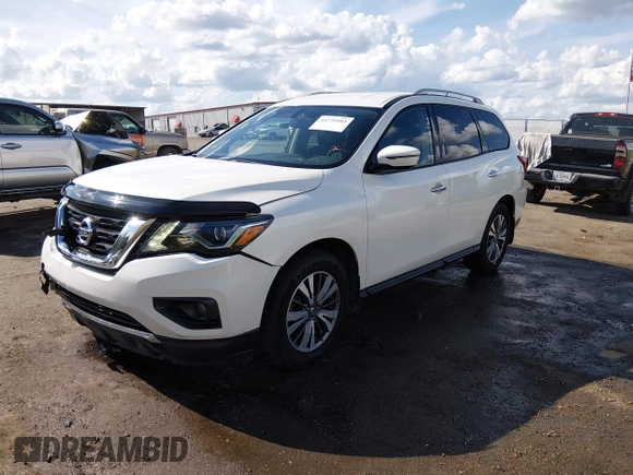✅ 2017 Nissan Pathfinder SV • VIN: 5N1DR2MN8HC900840 • Lot: 44739503. Wystawiony na IAAI z przebiegiem 163 541 mil. Bezpłatny archiwum sprzedaży aukcyjnych z USA i szczegółowy raport historii pojazdu na DreamBid. Zdjęcie 2.