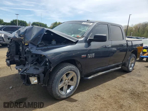 ✅ 2017 Ram 1500 Express • VIN: 3C6RR7KT6HG794739 • Lot: 51106936. Listed on Copart with 91,349 mi. Free auction sales archive from the USA and detailed vehicle history report at DreamBid. Image 1.