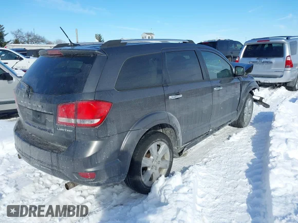 ✅ 2014 Dodge Journey Limited • VIN: 3C4PDDDG6ET166888 • Lot: 44262973. Listed on IAAI with Not provided. Free auction sales archive from the USA and detailed vehicle history report at DreamBid. Image 4.