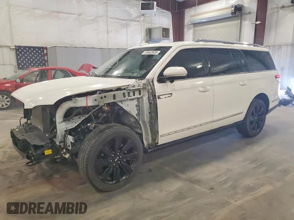 ✅ 2022 Lincoln Navigator Reserve • VIN: 5LMJJ3LT9NEL10501 • Lot: 49463836. Listed on Copart with 60,125 mi. Free auction sales archive from the USA and detailed vehicle history report at DreamBid. Image 1.