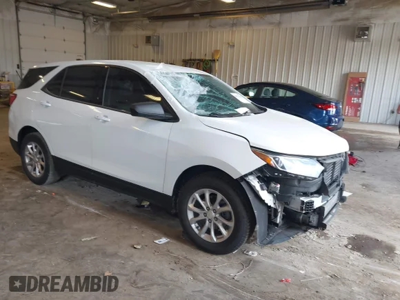 ✅ 2019 Chevrolet Equinox LS • VIN: 3GNAXHEV0KS614228 • Lot: 45511996. Listed on IAAI with 132,720 mi. Free auction sales archive from the USA and detailed vehicle history report at DreamBid. Image 1.