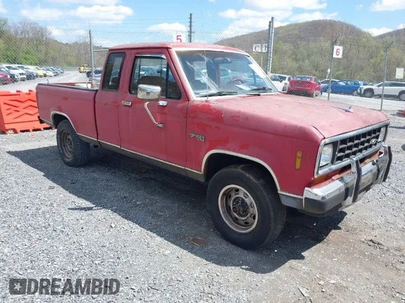 ✅ 1986 Ford Ranger • VIN: 1FTCR15T1GPA77845 • Lot: 42033135. Listed on IAAI with 27,474 mi. Free auction sales archive from the USA and detailed vehicle history report at DreamBid. Image 1.
