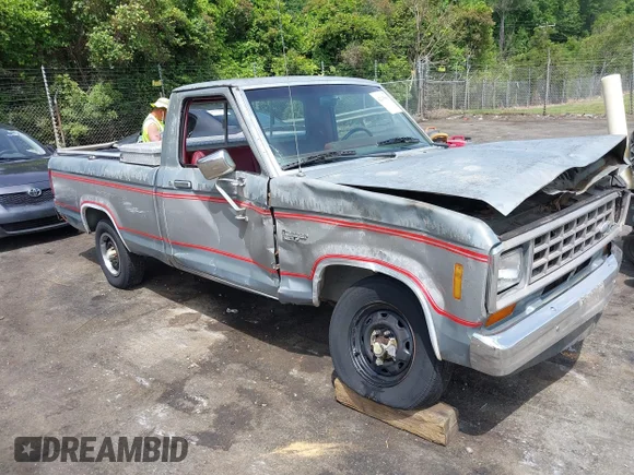 ✅ 1983 Ford Ranger • VIN: 1FTBR10C8DUC11606 • Lot: 42215680. Listed on IAAI with 68,067 mi. Free auction sales archive from the USA and detailed vehicle history report at DreamBid. Image 1.
