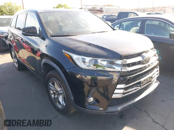 ✅ 2019 Toyota Highlander Limited Platinum • VIN: 5TDYZRFH9KS346929 • Lot: 44943017. Listed on IAAI with Not provided. Free auction sales archive from the USA and detailed vehicle history report at DreamBid. Image 1.