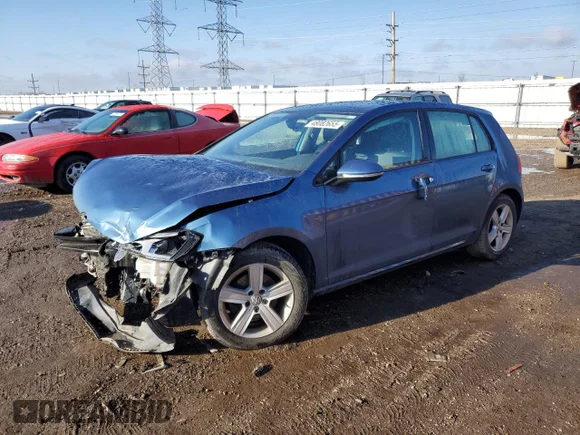 ✅ 2017 Volkswagen Golf S • VIN: 3VW217AU3HM024301 • Лот: 48082655. Опубликован ранее на Copart с пробегом 54 115 миль. Бесплатный доступ к архиву аукционных продаж из США и подробный отчёт об истории автомобиля на DreamBid. Изображение 1.