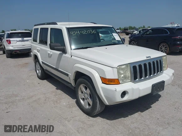 ✅ 2007 Jeep Commander Sport • VIN: 1J8HH48K57C630431 • Lot: 45492036. Listed on IAAI with 326,052 mi. Free auction sales archive from the USA and detailed vehicle history report at DreamBid. Image 1.