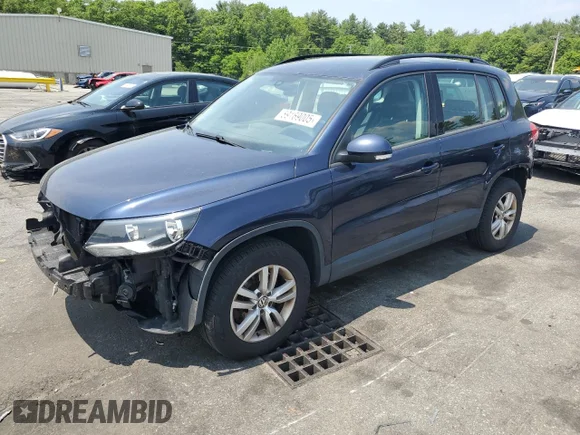 ✅ 2016 Volkswagen Tiguan SE • VIN: WVGBV7AX3GW520159 • Лот: 59169005. Опубликован ранее на Copart с пробегом 116 378 миль. Бесплатный доступ к архиву аукционных продаж из США и подробный отчёт об истории автомобиля на DreamBid. Изображение 1.