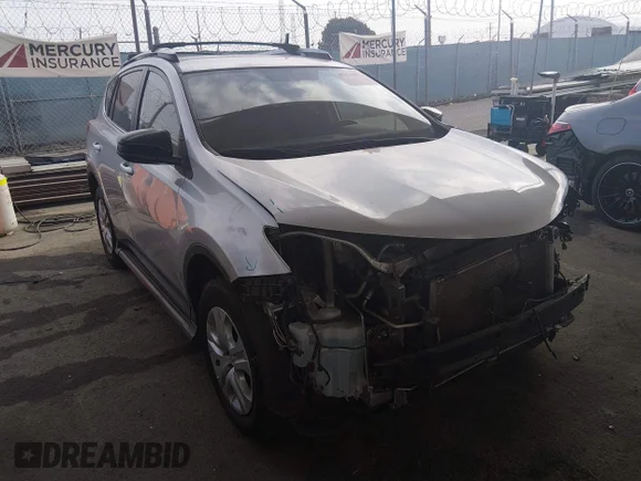 ✅ 2014 Toyota RAV4 LE • VIN: JTMZFREV6EJ009723 • Lot: 45276351. Listed on IAAI with 132,401 mi. Free auction sales archive from the USA and detailed vehicle history report at DreamBid. Image 1.