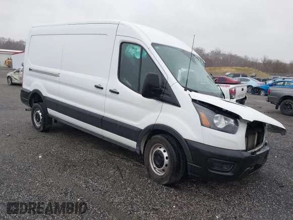 ✅ 2023 Ford Transit Cargo • VIN: 1FTBR1C83PKB87769 • Лот: 43809178. Опубліковано раніше на IAAI з пробігом 55 000 миль. Безкоштовний доступ до архіву аукціонних продажів зі США та докладний звіт про історію автомобіля на DreamBid. Зображення 1.