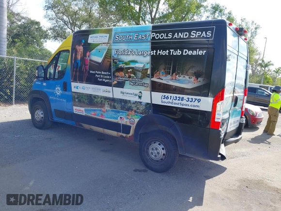 ✅ 2022 Ram ProMaster Cargo • VIN: 3C6LRVBG2NE119197 • Lot: 42045262. Wystawiony na IAAI z przebiegiem 72 484 mil. Bezpłatny archiwum sprzedaży aukcyjnych z USA i szczegółowy raport historii pojazdu na DreamBid. Zdjęcie 3.
