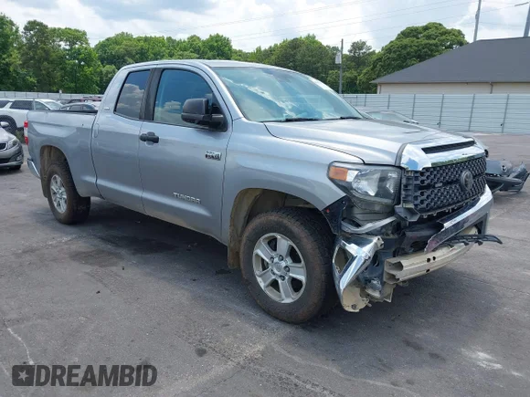 ✅ 2021 Toyota Tundra SR5 • VIN: 5TFUY5F19MX974130 • Lot: 45167838. Wystawiony na IAAI z przebiegiem 111 958 mil. Bezpłatny archiwum sprzedaży aukcyjnych z USA i szczegółowy raport historii pojazdu na DreamBid. Zdjęcie 1.