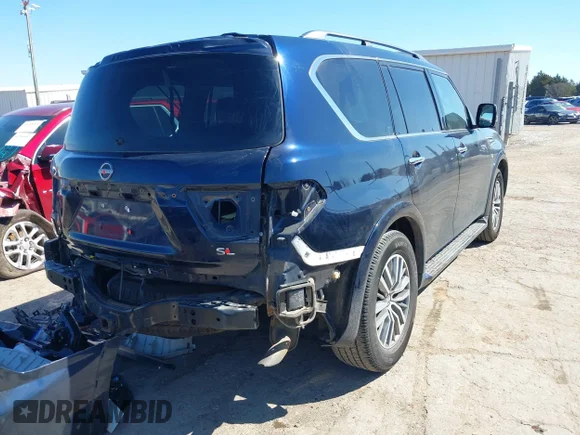 ✅ 2021 Nissan Armada SL • VIN: JN8AY2BB1M9792186 • Lot: 41722900. Listed on IAAI with 82,675 mi. Free auction sales archive from the USA and detailed vehicle history report at DreamBid. Image 4.