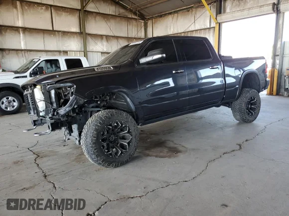✅ 2019 Ram 1500 Longhorn • VIN: 1C6SRFST6KN918213 • Lot: 64567245. Listed on Copart with 47,929 mi. Free auction sales archive from the USA and detailed vehicle history report at DreamBid. Image 1.