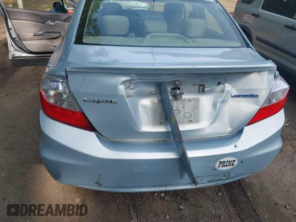 ✅ 2012 Honda Civic • VIN: JHMFB4F33CS006833 • Lot: 45469451. Wystawiony na IAAI z przebiegiem 151 478 mil. Bezpłatny archiwum sprzedaży aukcyjnych z USA i szczegółowy raport historii pojazdu na DreamBid. Zdjęcie 6.