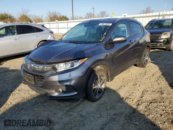 ✅ 2021 Honda HR-V EX • VIN: 3CZRU6H57MM753973 • Лот: 38785153. Опубликован ранее на Copart с пробегом 36 580 миль. Бесплатный доступ к архиву аукционных продаж из США и подробный отчёт об истории автомобиля на DreamBid. Изображение 1.